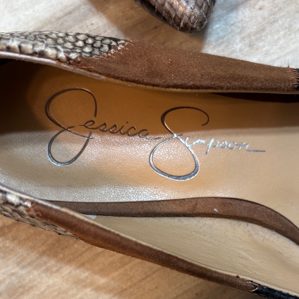 Jessica Simpson Multicolor Snakeskin Flats - Picture 2 of 12